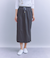 Luster Soft Jersey アシンメトリースリットスカート