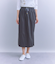 Luster Soft Jersey アシンメトリースリットスカート