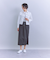 Luster Soft Jersey アシンメトリースリットスカート