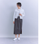Luster Soft Jersey アシンメトリースリットスカート