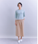 Luster Soft Jersey アシンメトリースリットスカート
