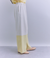 Sheer Jacquard レース切替パンツ