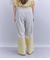 Sheer Jacquard レース切替パンツ