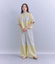 Sheer Jacquard レース切替パンツ