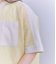 Sheer Jacquard レース切替ブラウス