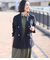 【ストレッチ】マットクロス シャツワンピース
