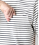 【接触冷感】先染めボーダー 半袖クルーネックTシャツ