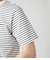 【接触冷感】先染めボーダー 半袖クルーネックTシャツ