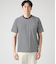 【接触冷感】先染めボーダー 半袖クルーネックTシャツ