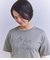 Mercerization Jersey Flowerコード刺繍Tシャツ