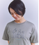 Mercerization Jersey Flowerコード刺繍Tシャツ