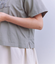 Mercerization Jersey Flowerコード刺繍Tシャツ