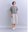 Mercerization Jersey Flowerコード刺繍Tシャツ