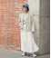Cotton Stripe Dobby ランダムカットスカート