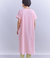 Pique Sucker Jersey タックドレープワンピース