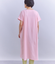 Pique Sucker Jersey タックドレープワンピース