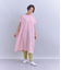 Pique Sucker Jersey タックドレープワンピース