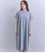 Pique Sucker Jersey タックドレープワンピース