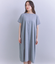 Pique Sucker Jersey タックドレープワンピース