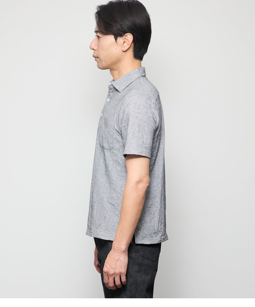吸水速乾】COOL COMFORT ジャカードカッタウェイポロシャツ