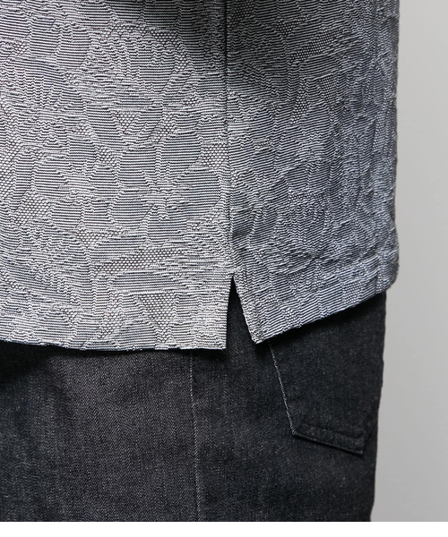 吸水速乾】COOL COMFORT ジャカードカッタウェイポロシャツ