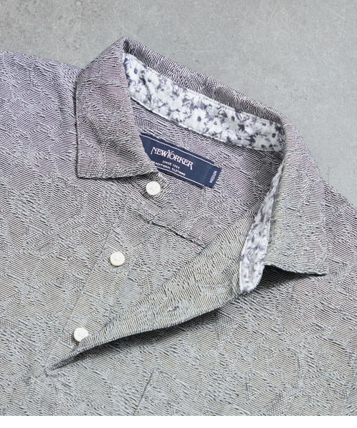 吸水速乾】COOL COMFORT ジャカードカッタウェイポロシャツ