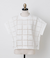 Square Embroidery Lace ブラウス