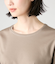 【接触冷感】コットンスムース 半袖ラメステッチＴシャツ