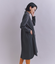 Cotton Linen Pin Stripe ポケットロングシャツドレス