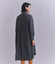 Cotton Linen Pin Stripe ポケットロングシャツドレス