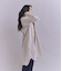 Cotton Linen Double Stripe ポケットロングシャツドレス