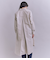 Cotton Linen Double Stripe ポケットロングシャツドレス