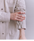 Cotton Linen Double Stripe ポケットロングシャツドレス