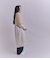 Cotton Linen Double Stripe ポケットロングシャツドレス