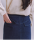 Organic Cotton Denim ベイカースカート