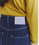 Organic Cotton Denim ジャストウエストパンツ
