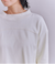 Crepe Double Face Knit 切替えボトルネックプルオーバー