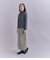 Crepe Double Face Knit 切替えボトルネックプルオーバー