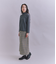 Crepe Double Face Knit 切替えボトルネックプルオーバー