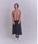 Crepe Double Face Knit 切替えボトルネックプルオーバー