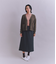 Crepe Double Face Knit 切替えボトルネックプルオーバー