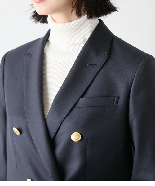 PREMIUM CLOTH Beyond ダブルブレストブレザー｜ニューヨーカー