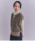 Organic Cotton Wool 配色2wayニットベスト