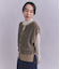Organic Cotton Wool 配色2wayニットベスト