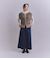 Organic Cotton Wool 配色2wayニットベスト