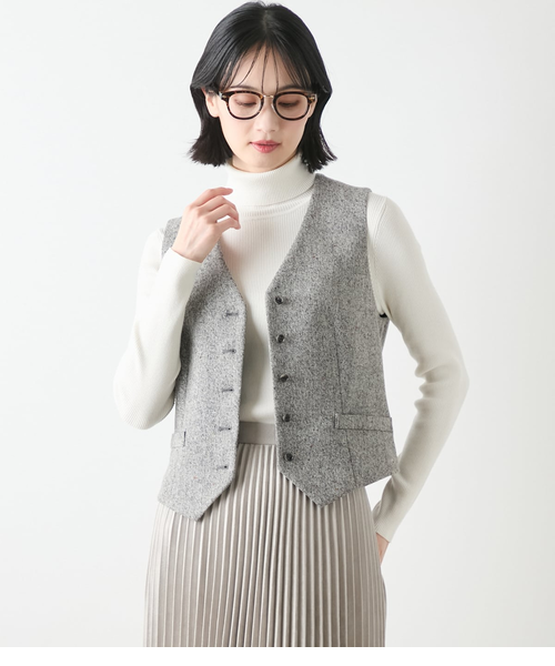 NOZOMI ISHIGURO トップス　ベスト NOZOMI ISHIGURO トップス ベスト NOZOMI ISHIGURO ファーデニム