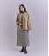 【ウォッシャブル】Woolish Block Check 切替スカート
