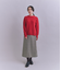 【ウォッシャブル】Woolish Block Check 切替スカート