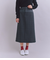 【ウォッシャブル】Woolish Block Check 切替スカート