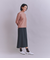 【ウォッシャブル】Woolish Block Check 切替スカート